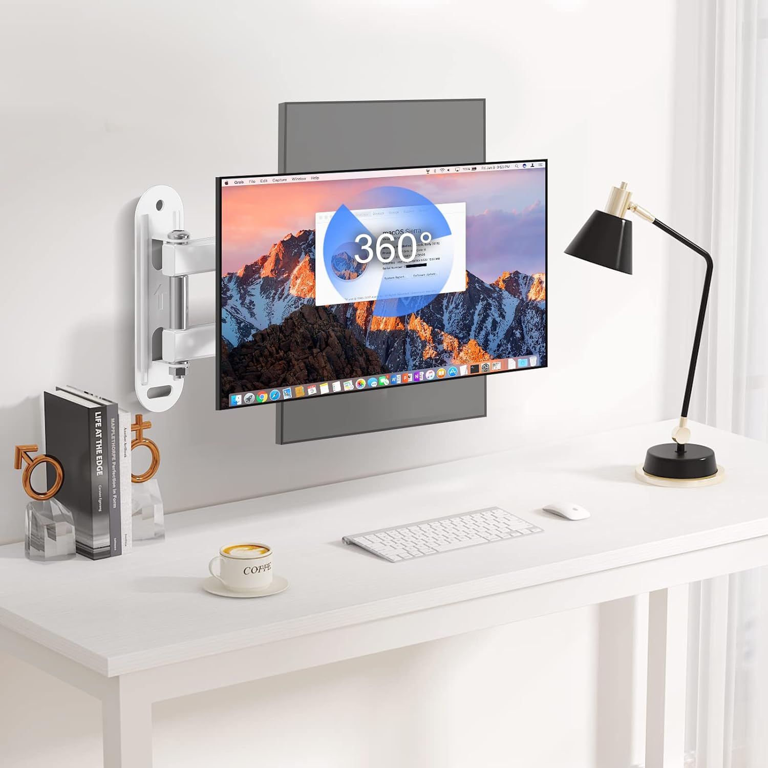 Detalle de Suptek MA2720W TV Wall Mount: Full Motion, 15–32 inch Support, VESA 75x75/100x100
