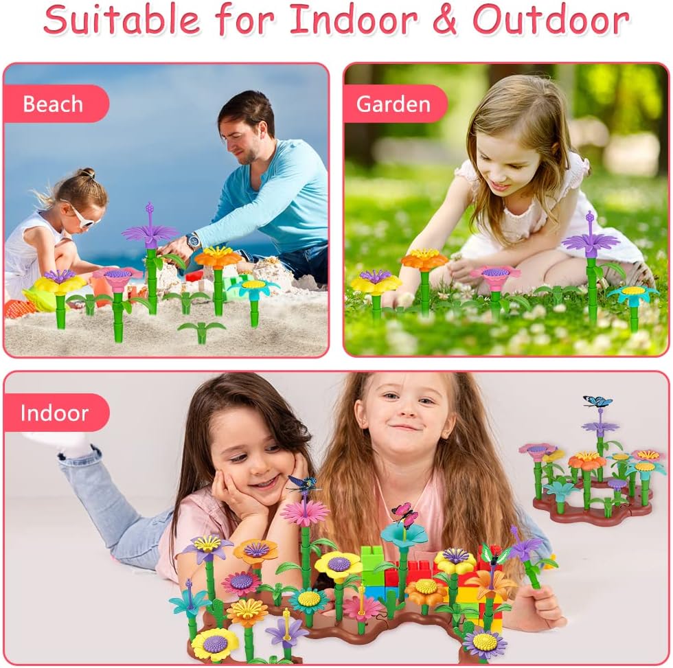 Thumbnail 4 de OSDUE Flower Garden Building Toy Set 90pcs 🌸🧩