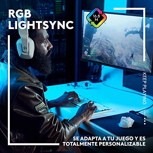 Detalle de Logitech G502 X Plus Lightspeed: Ratón inalámbrico gaming con LIGHTFORCE, HERO 25K y LIGHTSYNC