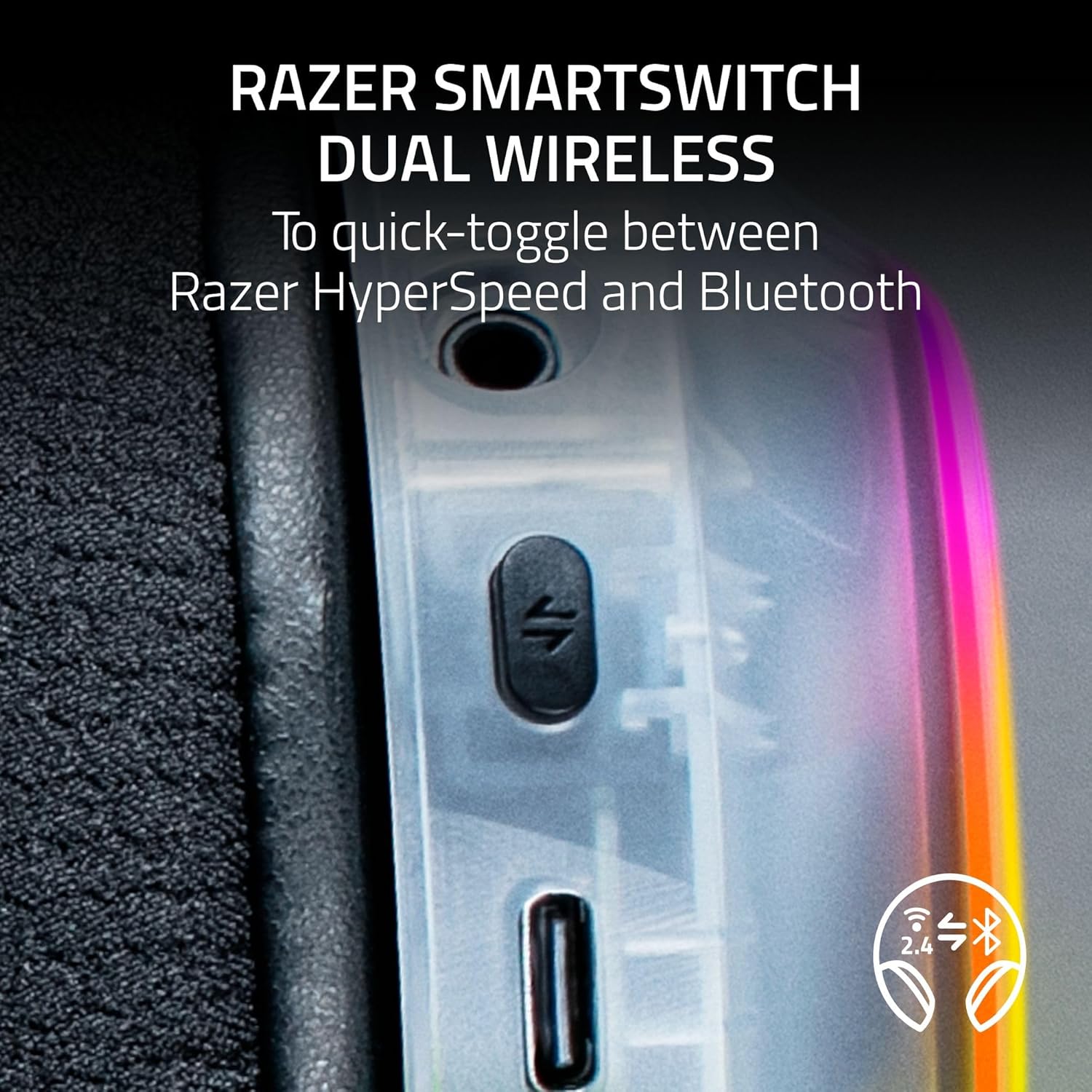 Thumbnail 1 de Razer Barracuda X Chroma Phantom White Wireless Gaming Headset
