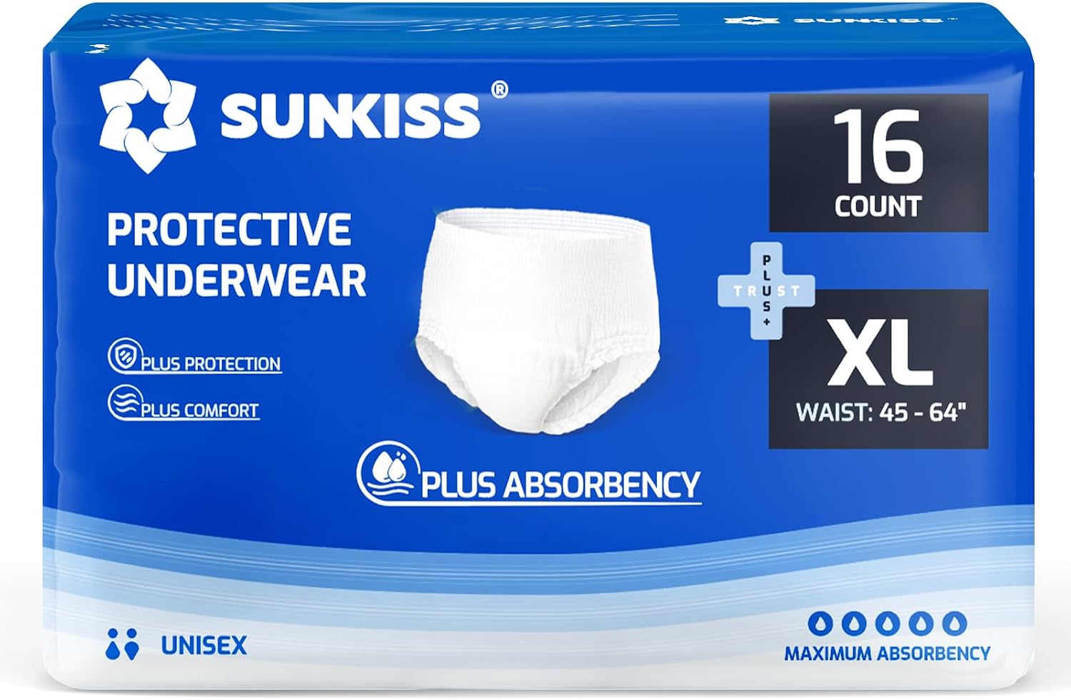 SUNKISS TrustPlus culottes incontinence XL