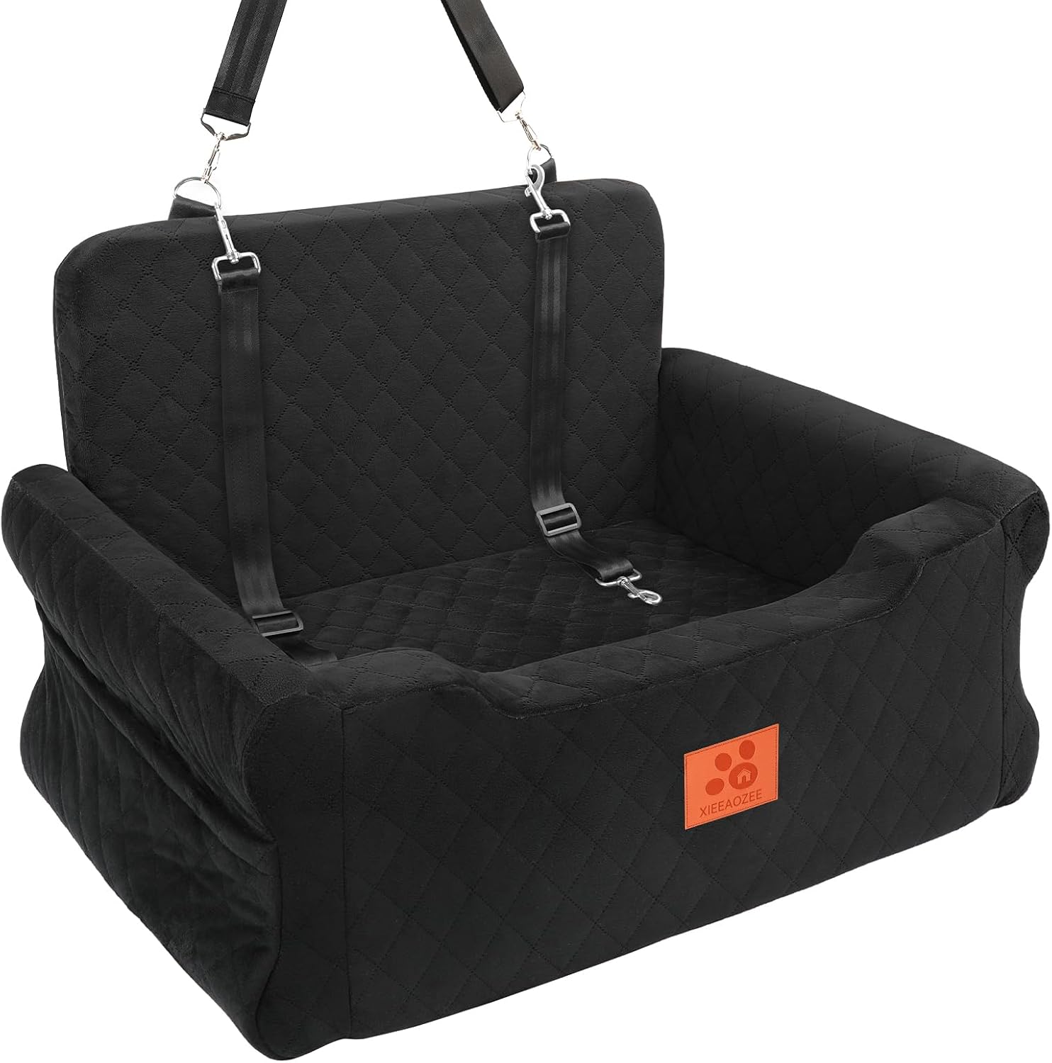 Thumbnail 6 de GL GLENSLAVE Dog Car Seat for Large/Medium Dogs up to 55 lbs – Soft Memory Foam Booster with Removable Cover