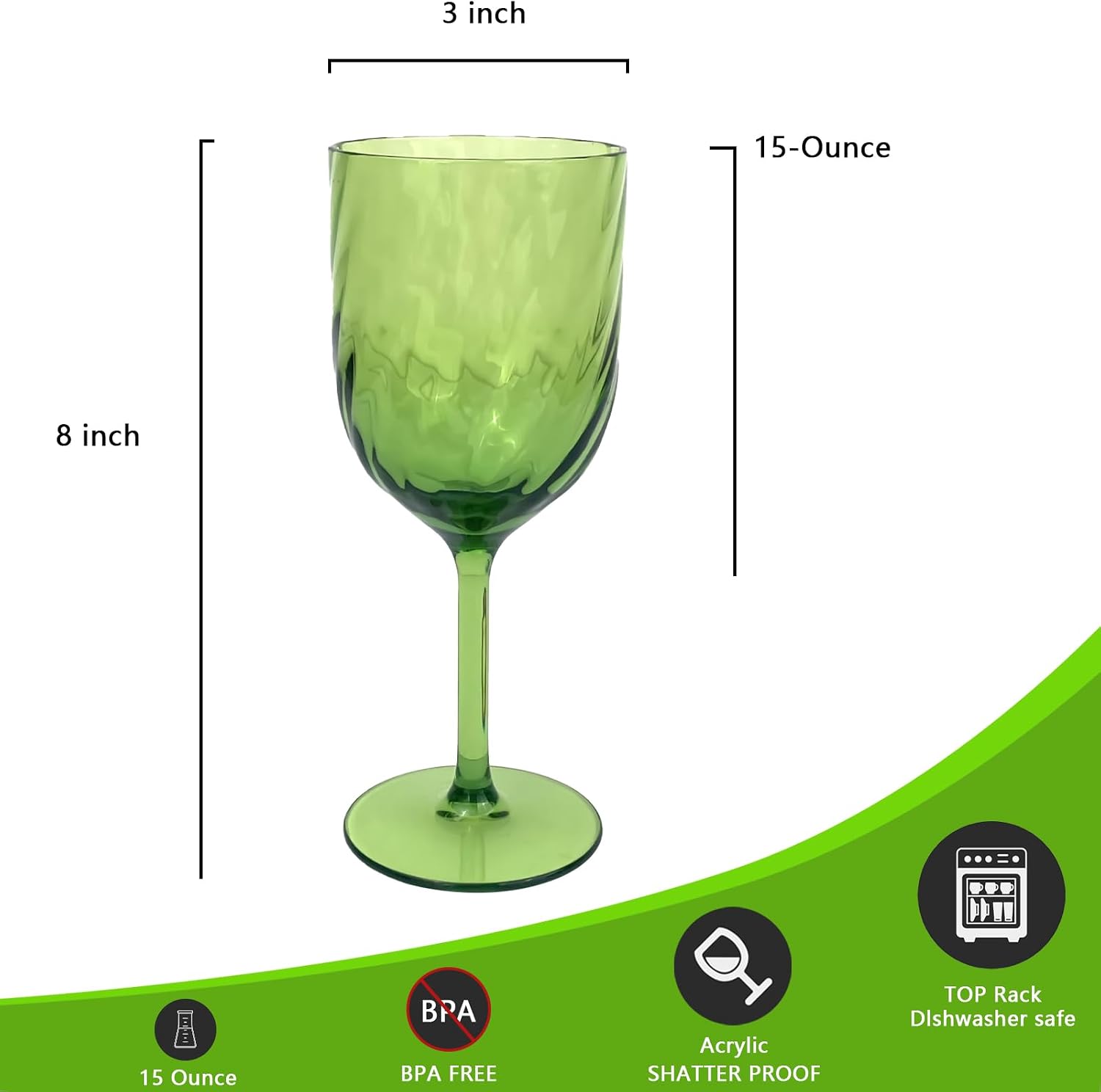 Detalle de Yalin Acrylic Tumblers 15 oz