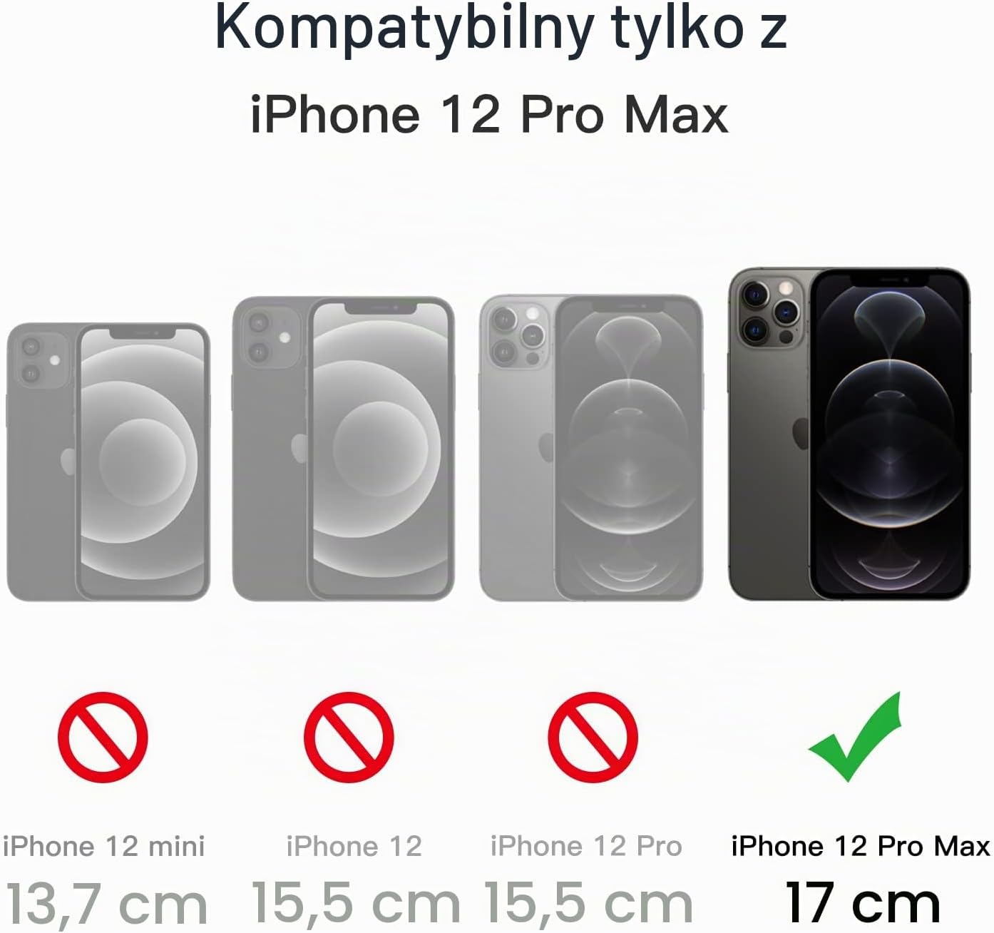 Detalle 2 de JETech 3978- – magnetyczne etui do iPhone 12 Pro Max, czarne, matowe
