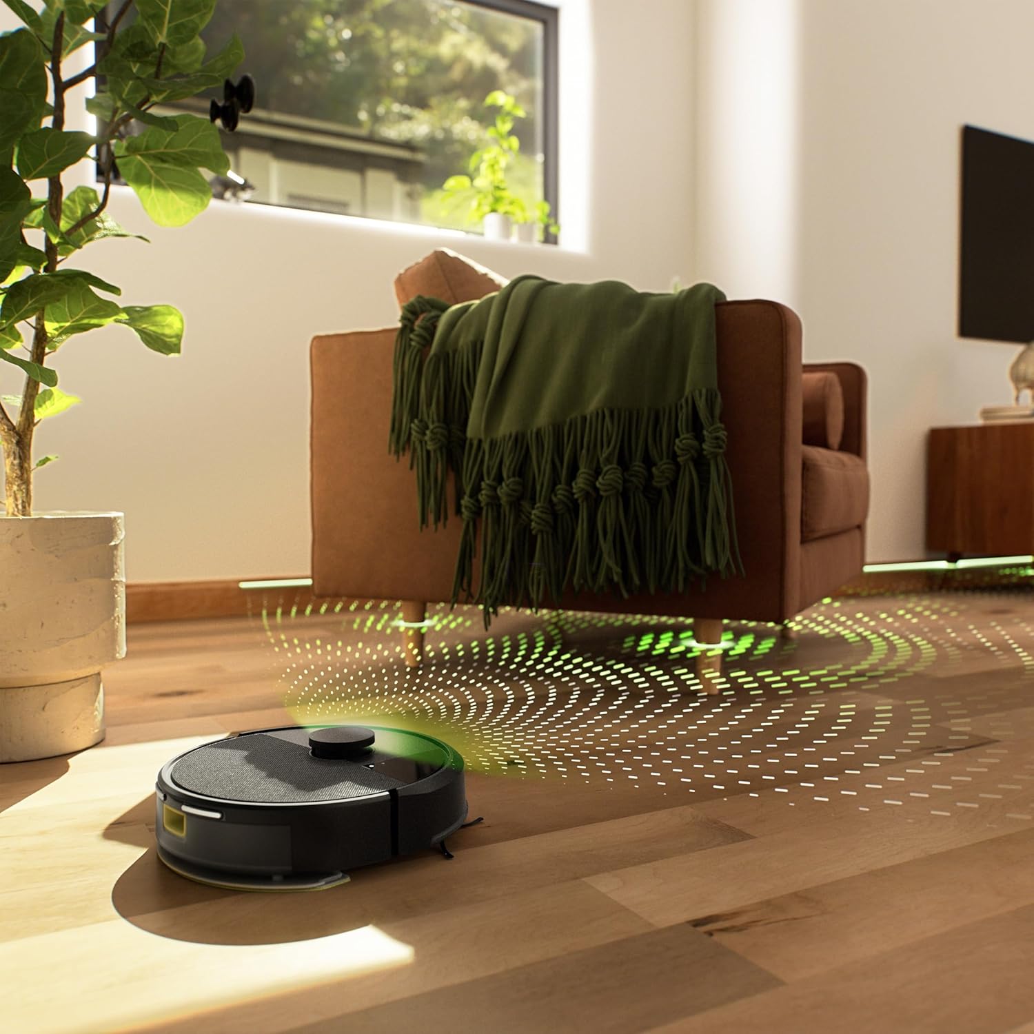 Thumbnail 1 de iRobot Roomba 105 Combo (Y3110) robot vacuum with mop function in black