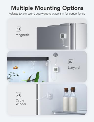 Thumbnail 5 de GoveeLife WiFi Refrigerator Thermometer 1-Pack with Gateway & LCD Display