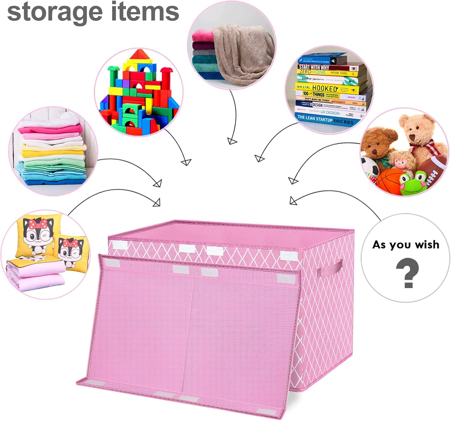 Thumbnail 6 de VERONLY Toy Box Chest Organizer 23.7in