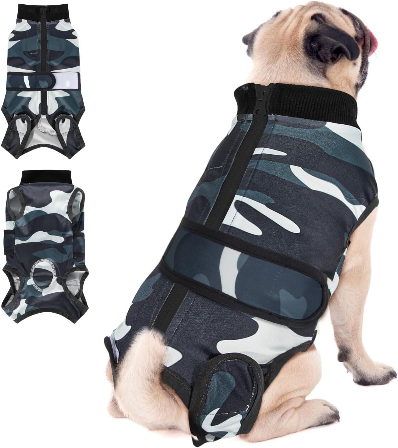 Detalle de Dog Surgery Recovery Suit 4XL with zipper