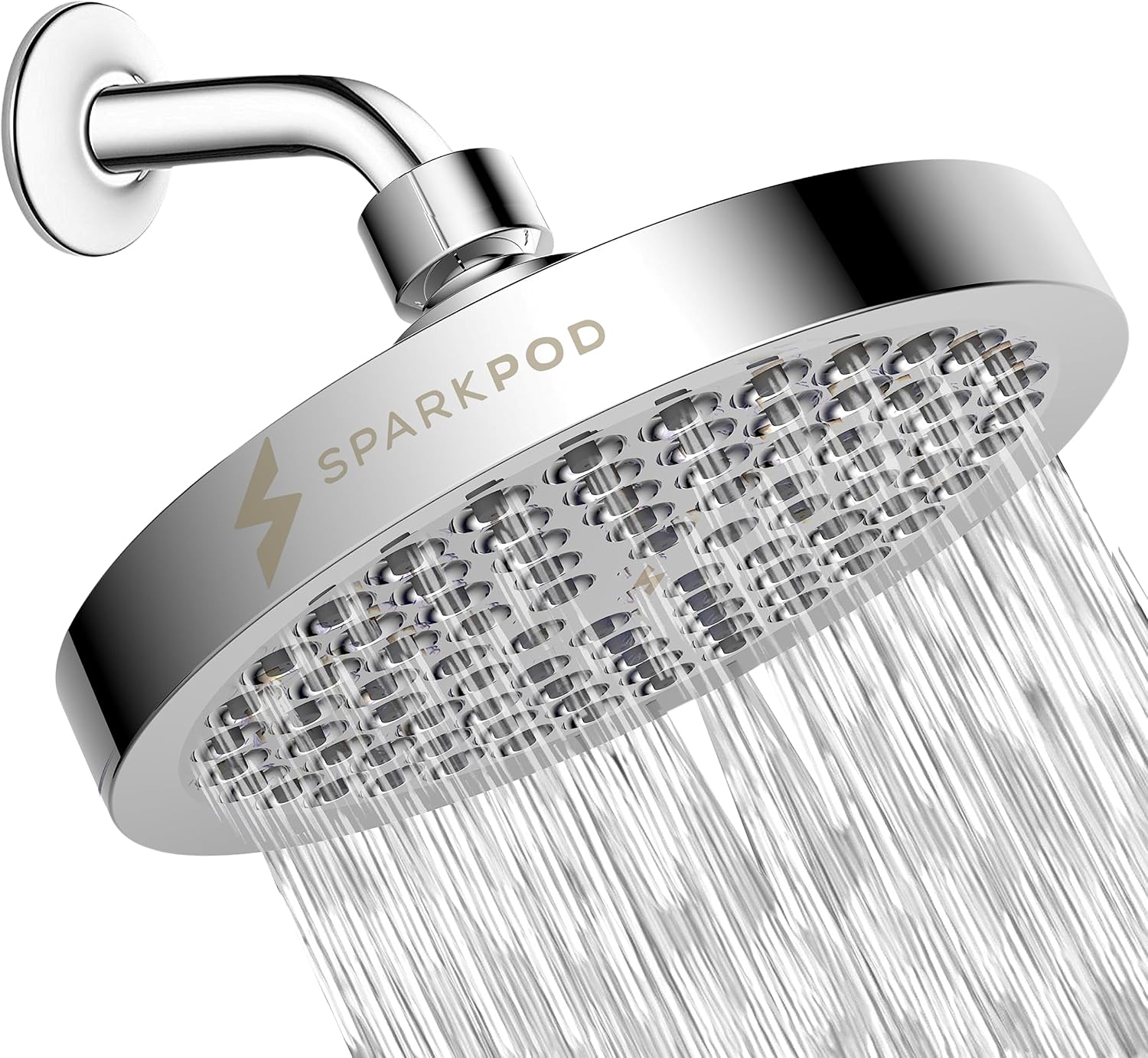 Detalle de SparkPod Shower Head 6-inch Rain High Pressure