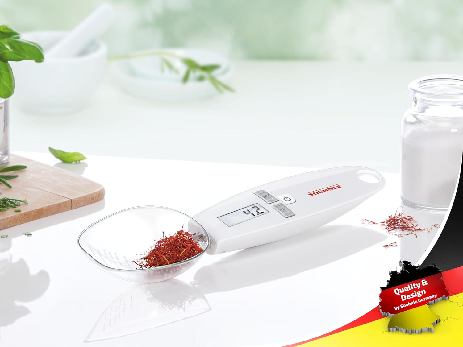 Detalle 2 de Soehnle Cooking Star Digital Measuring Spoon, 0.1 g Graduation, 500 g Capacity