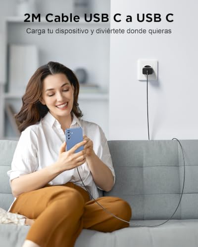 Thumbnail 7 de Cargador USB-C 45W Baileku con cable de 2 m para Samsung y más