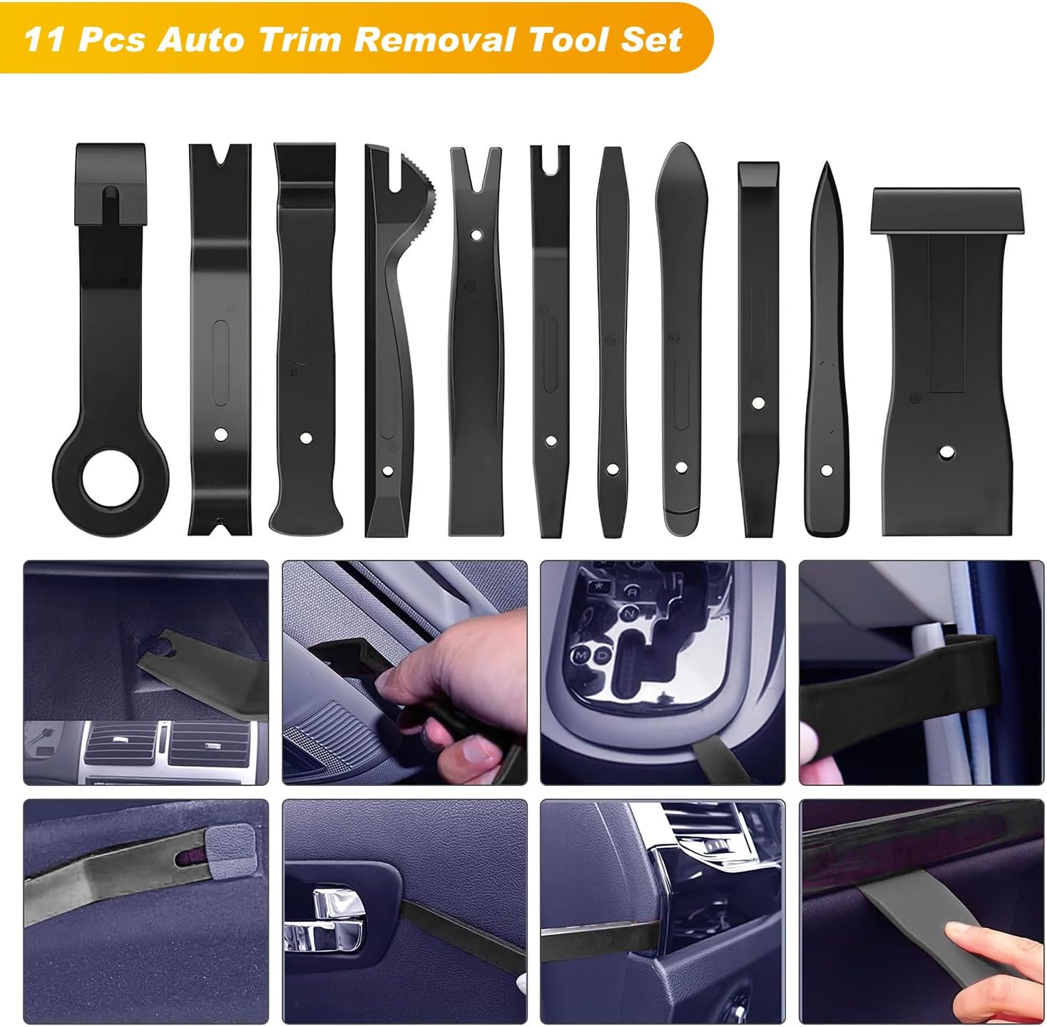 Thumbnail 6 de GOOACC 40-Piece Trim Removal Tool Kit for Auto Upholstery, Terminals, Clips, and Wiring Threading