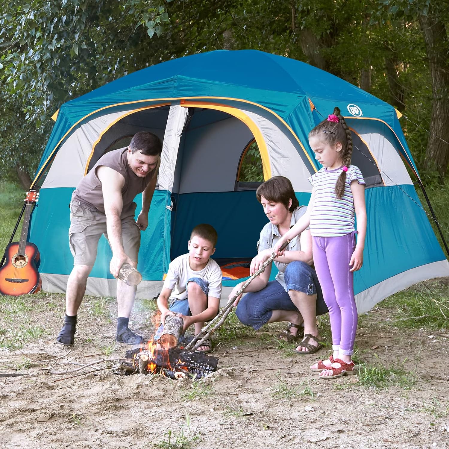 Thumbnail 6 de UNP 6 Person Family Camping Tent with Rainfly — Easy Setup, 90 sq ft