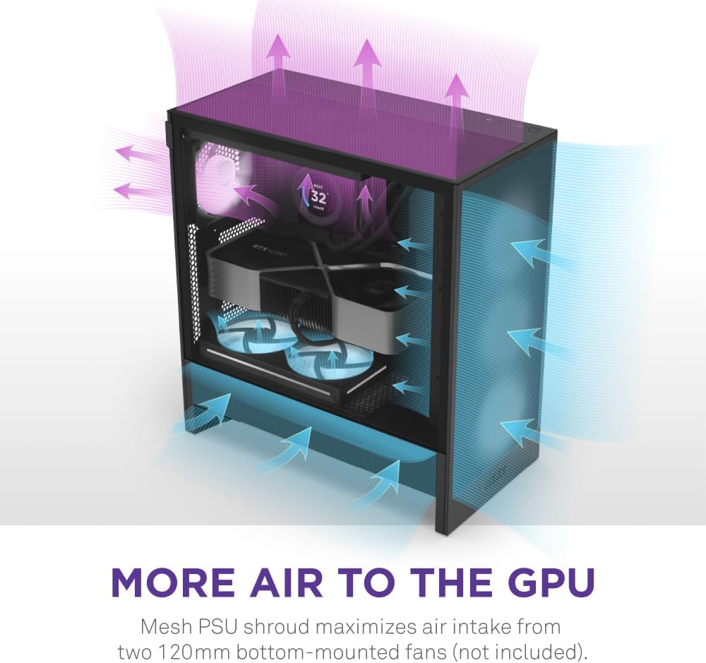 Thumbnail 2 de NZXT H5 Flow PC gaming case