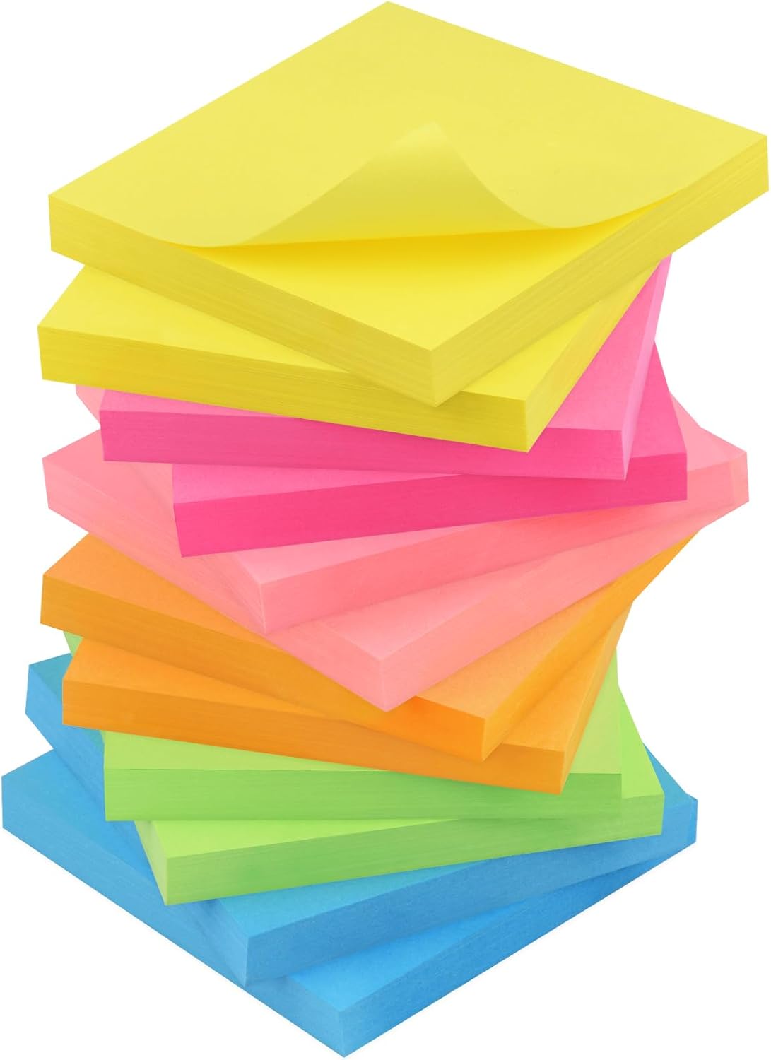 Thumbnail 6 de Foglietti adesivi ZCZN 1920 fogli – 76x76 mm, colori pastello, 24 blocchetti