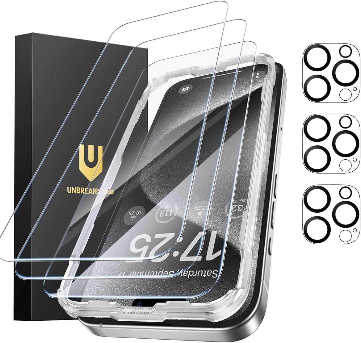 Detalle de UNBREAKcable 3-Pack Screen Protector 6.7 inch