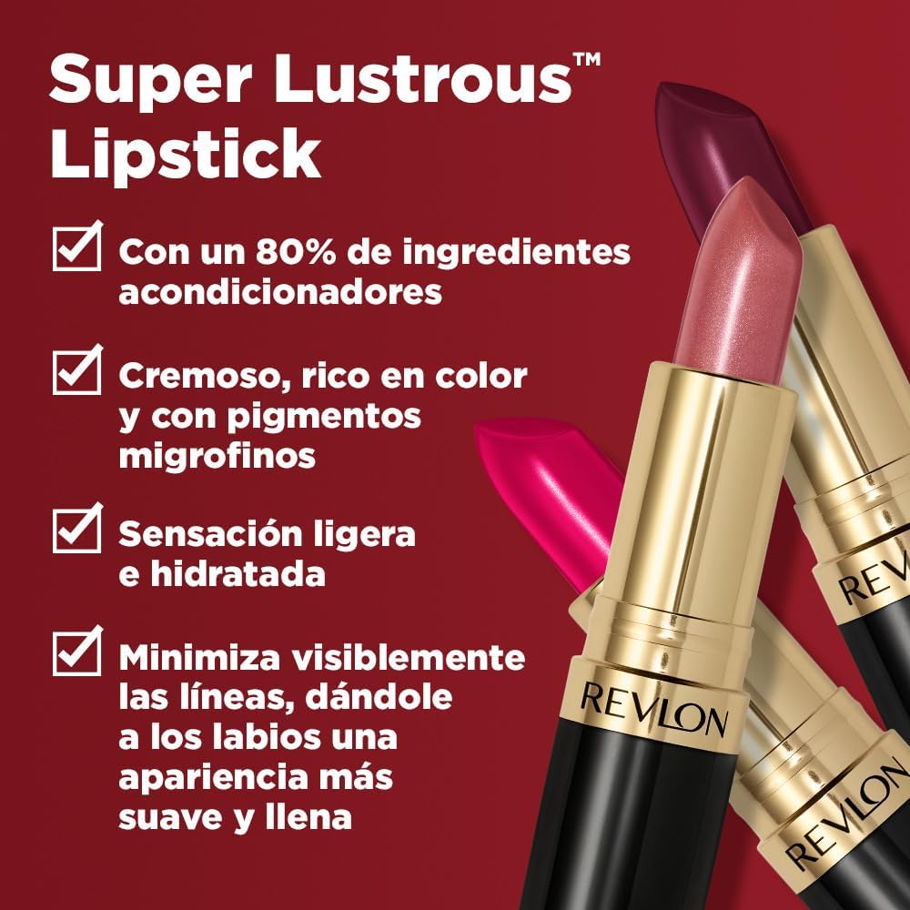 Detalle 2 de REVLON Super Lustrous 4,2 g Black Cherry 💄