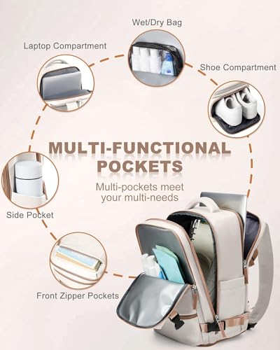 Thumbnail 4 de SZLX Mochila de viaje cabina 40x30x20 (Ryanair/Wizz Air/Vueling) con apertura 180° y compartimento para portátil