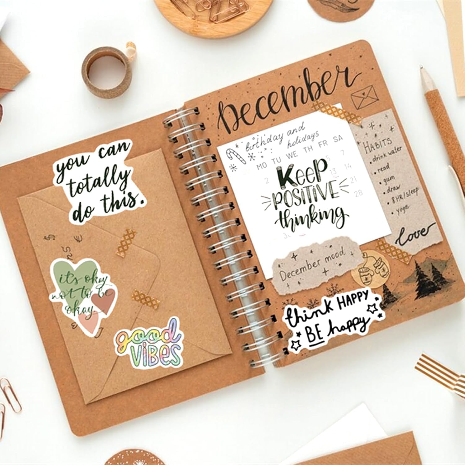 Thumbnail 4 de 120pcs Inspirational Stickers Pack