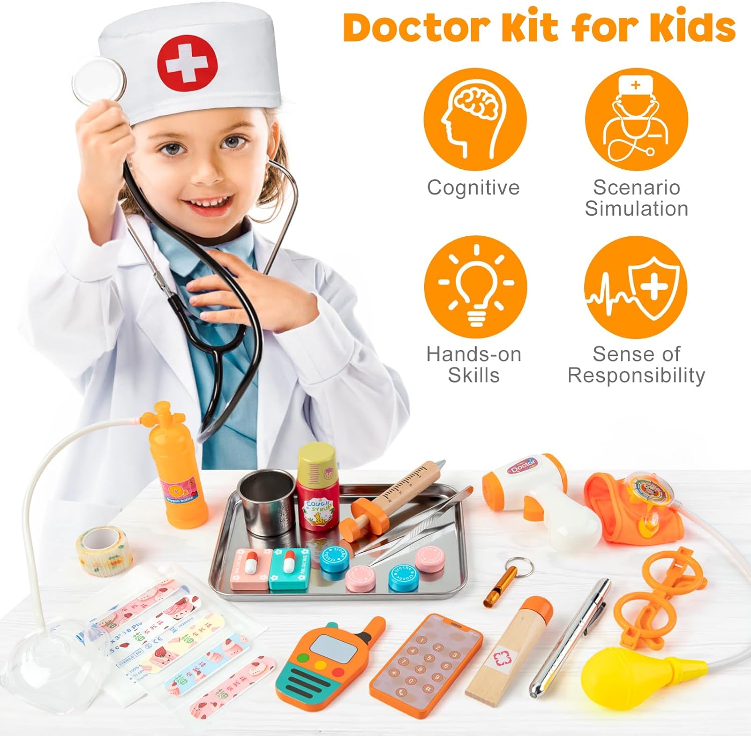 Detalle 2 de EFO SHM Kids Doctors Kit 34-piece