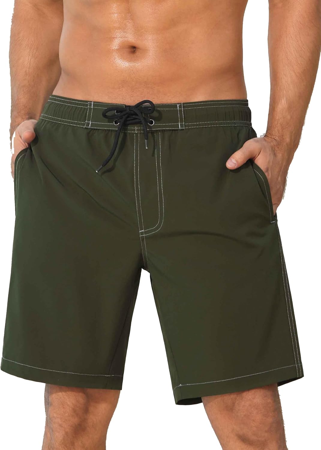 Detalle 2 de SILKWORLD Men's Swim Trunks, 9-Inch