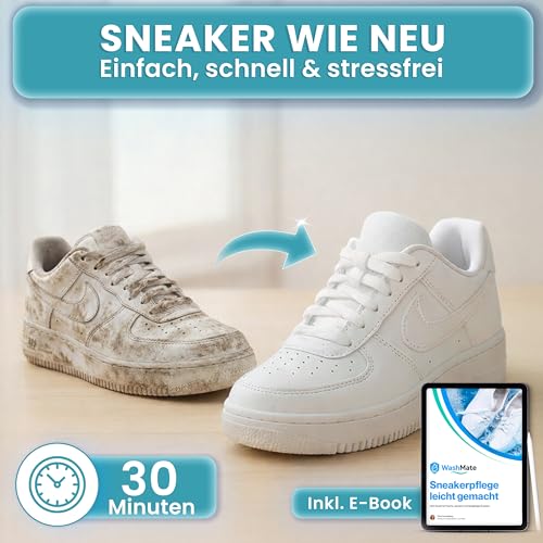 Detalle de Washmate Schuhwaschbeutel 32×19 cm – Schutzbeutel für Sneaker und Schuhe (Washmate)