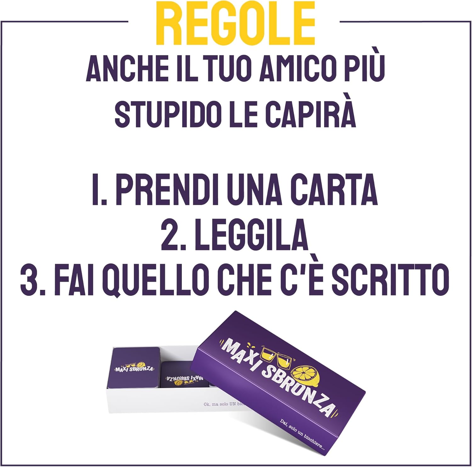 Thumbnail 5 de ZENAGAME Maxi Sbronza – gioco alcolico da tavolo con carte per serate tra adulti