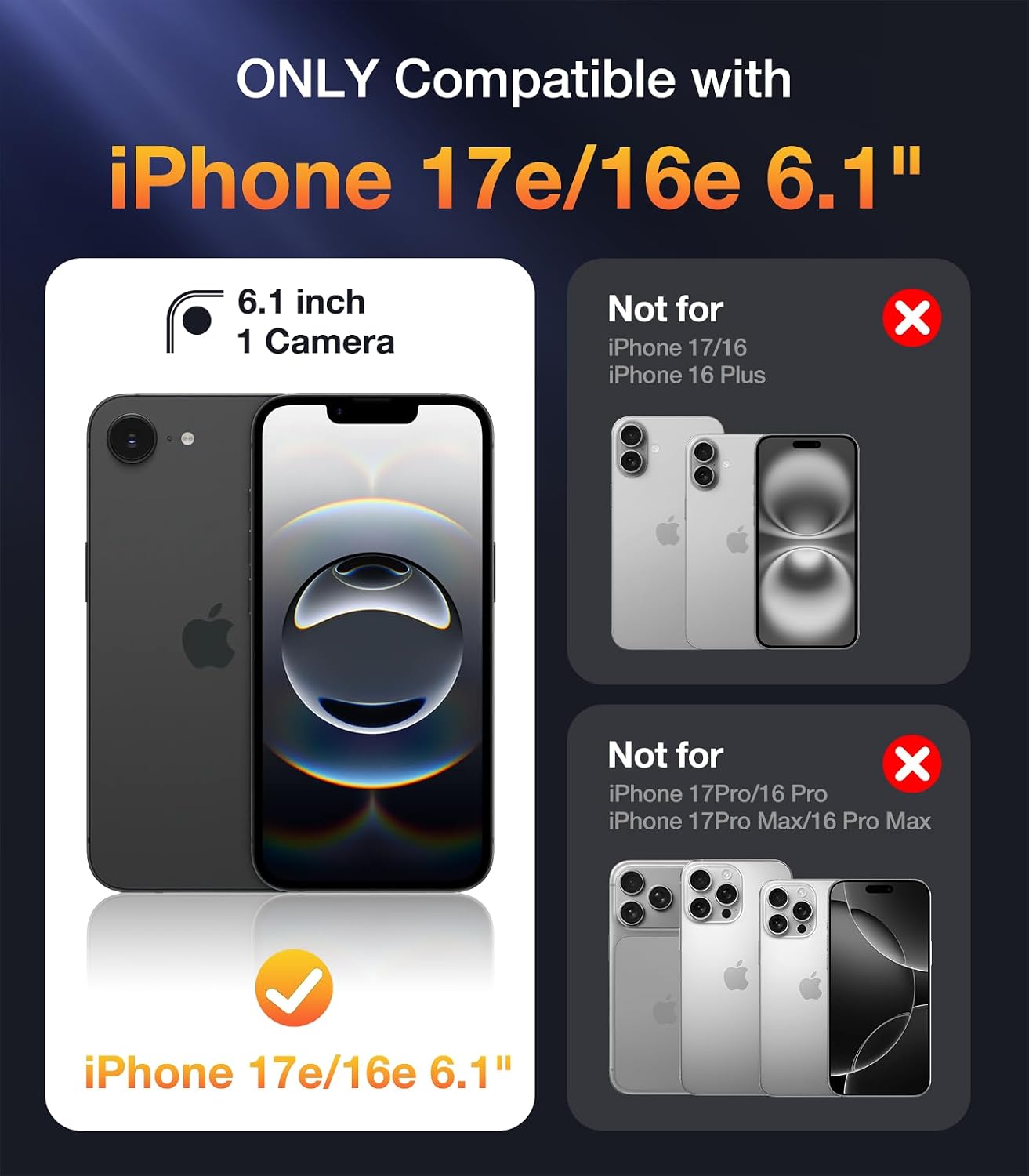 Thumbnail 5 de Diaclara 2026 Magnetic iPhone 17e/16e Case 6.1