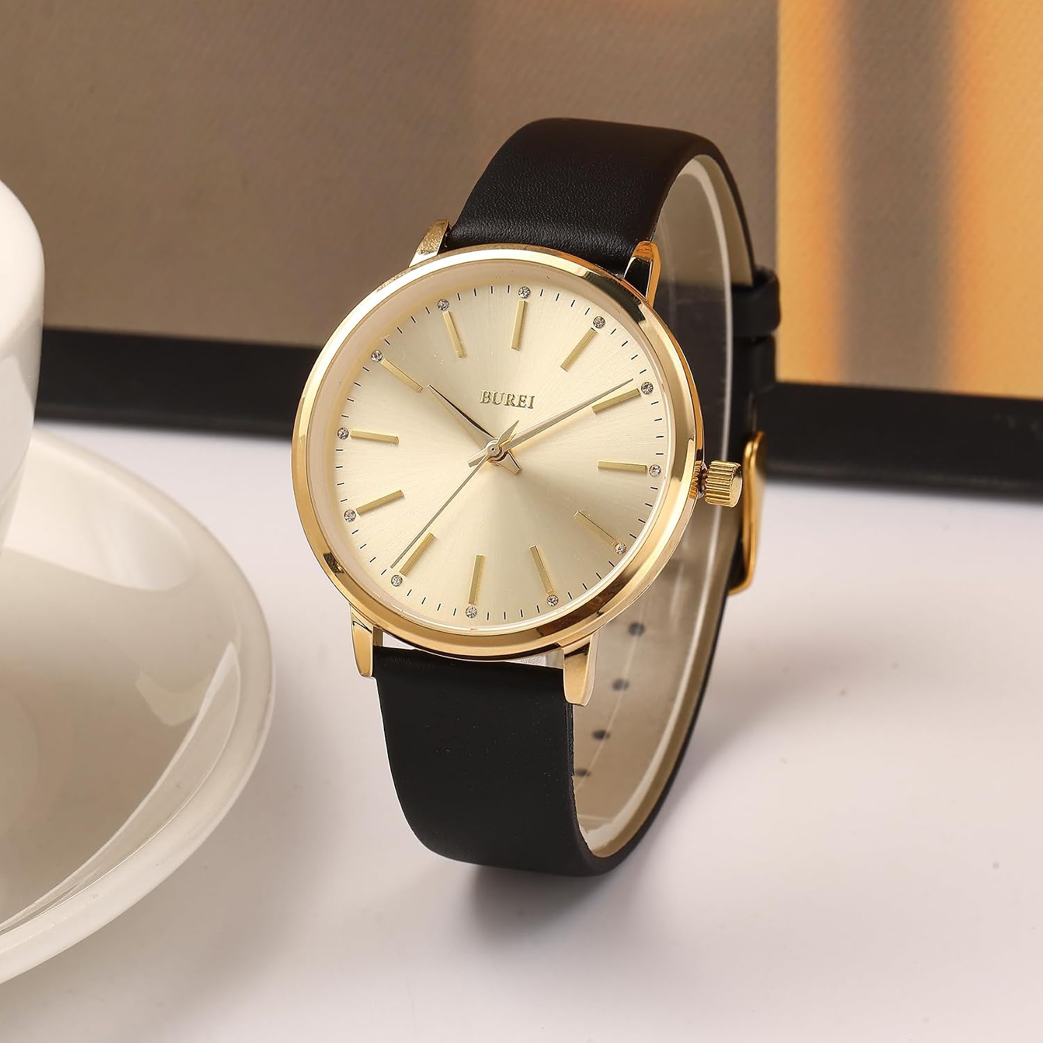 Detalle 2 de BUREI Orologio donna minimalista 3 ATM