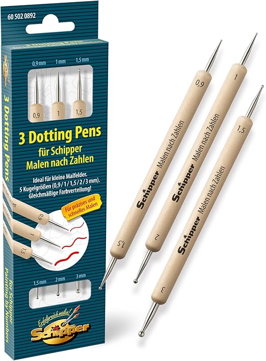 Schipper 605020892 Pintura por números con 3 rotuladores 🎨
