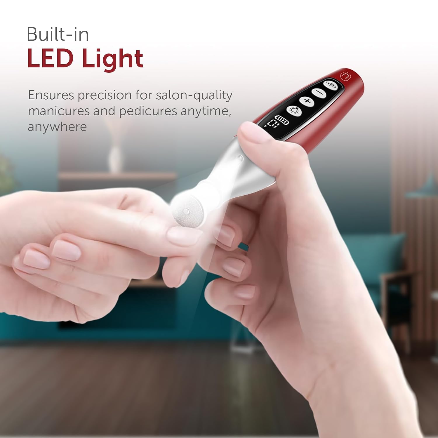 Thumbnail 5 de UTILYZE PediLux Pro (Cordless) Nail Drill Kit with 10 Speeds and LED Display