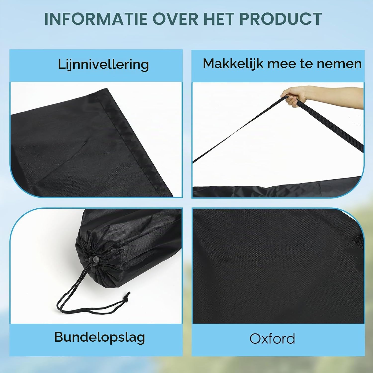 Detalle 2 de Supecesorio ST-Supecesorio Drawstring Organiser parasolhoes, Oxford-stof, waterdicht