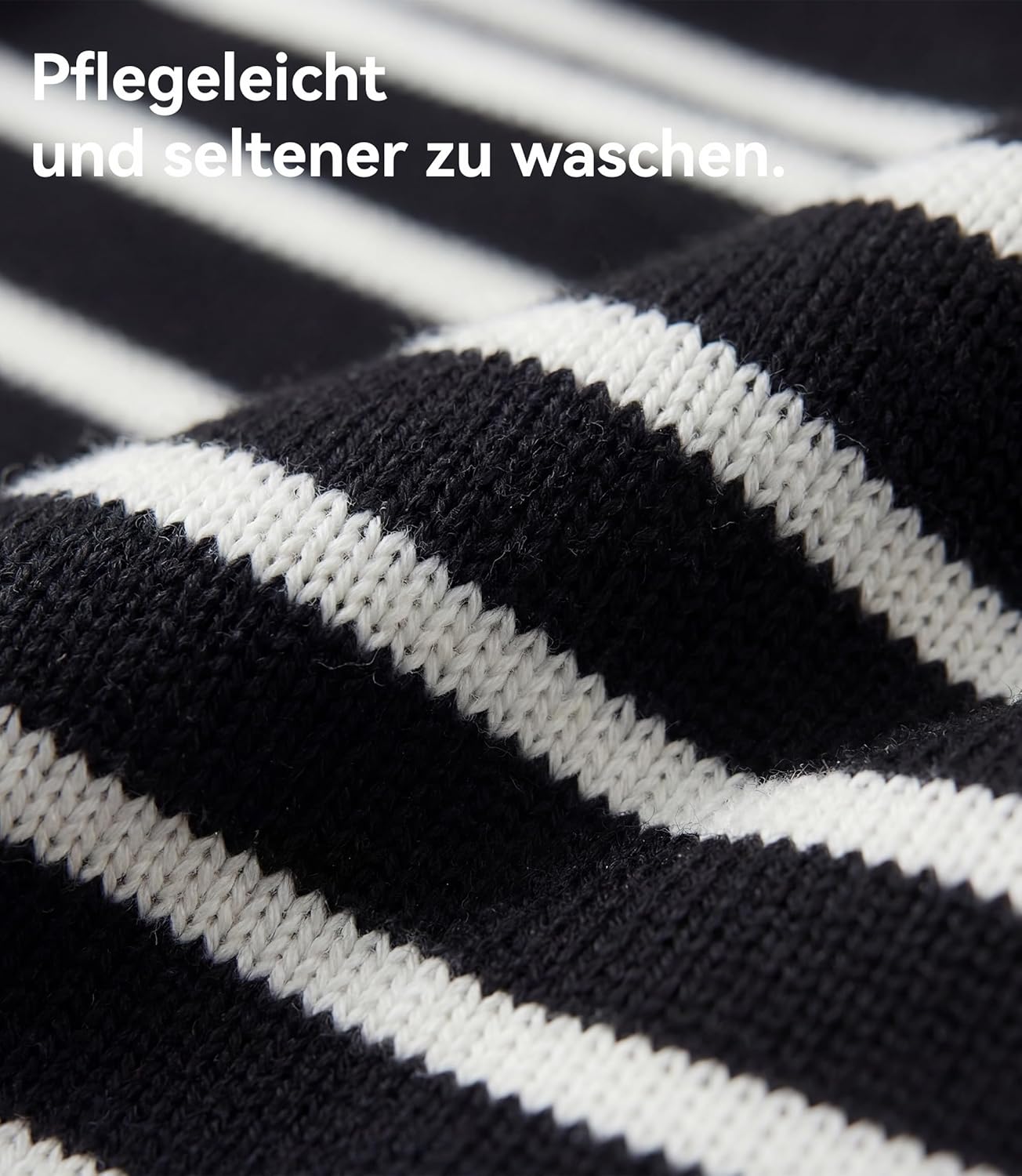Thumbnail 4 de GLESTORE Langarm-Poloshirt Herren mit Streifen und Giraffenstickerei