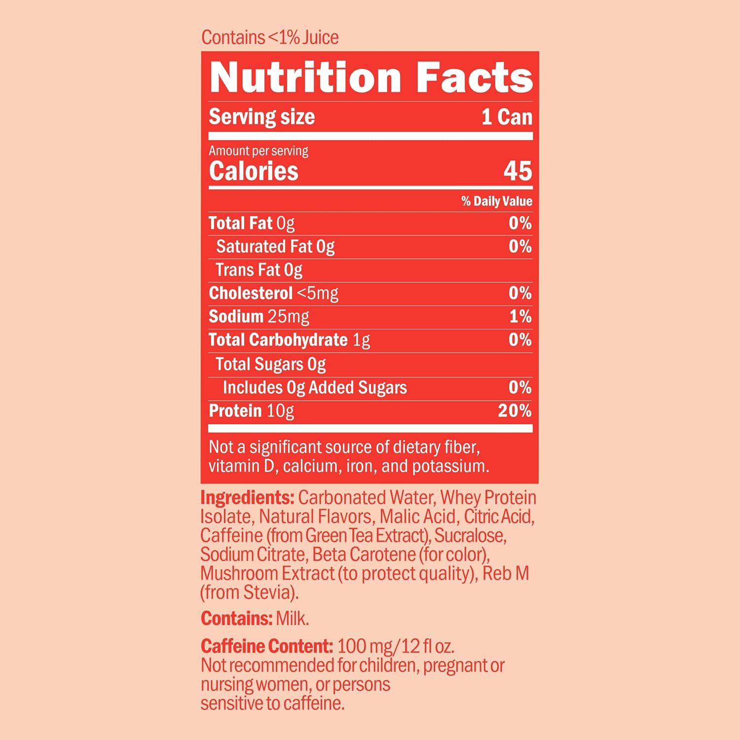 Detalle 2 de Oath Nutrition Sparkling Energy and Protein Drink 12 Ounces