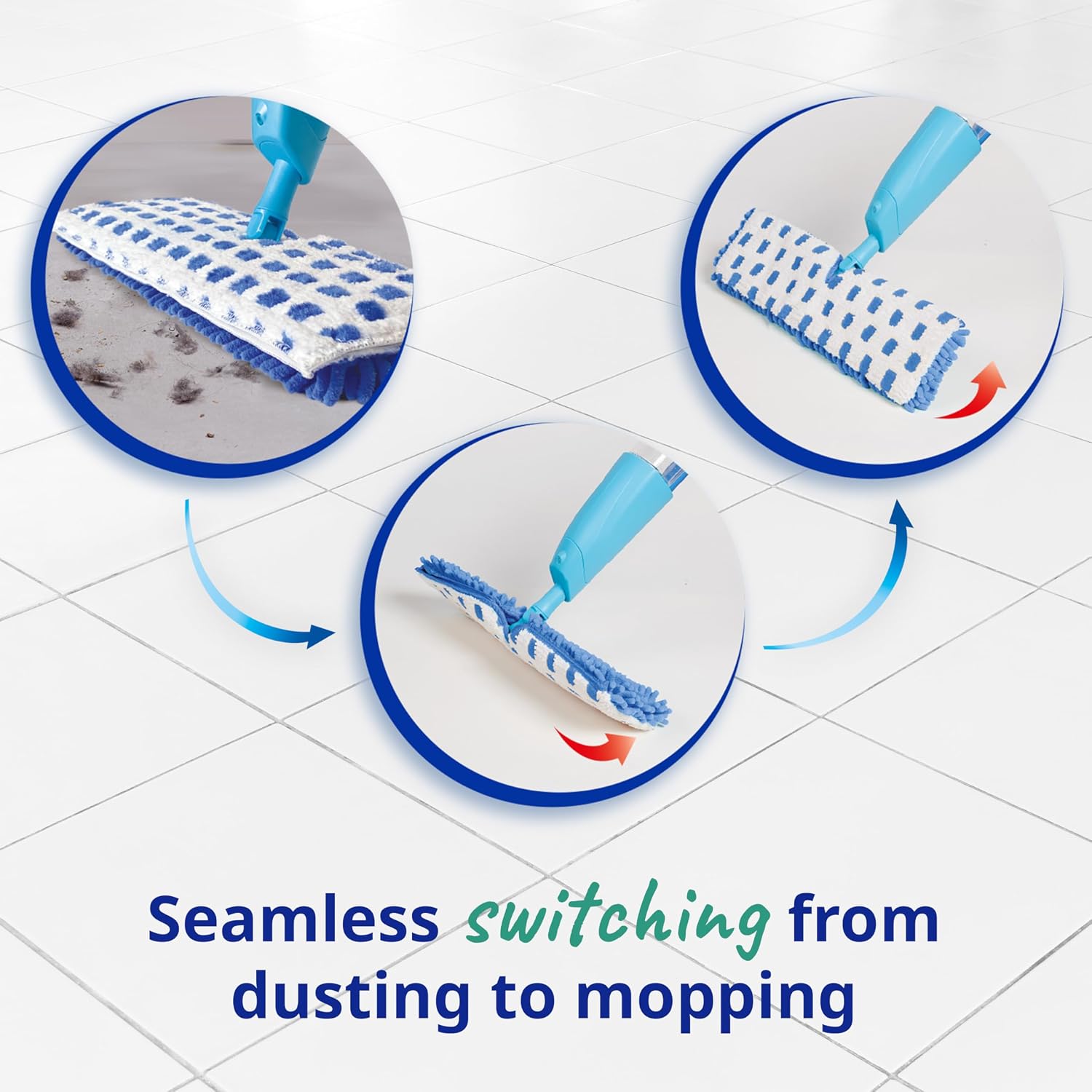 Thumbnail 2 de Spontex Quick Spray Duo Mop with Microfibre Head