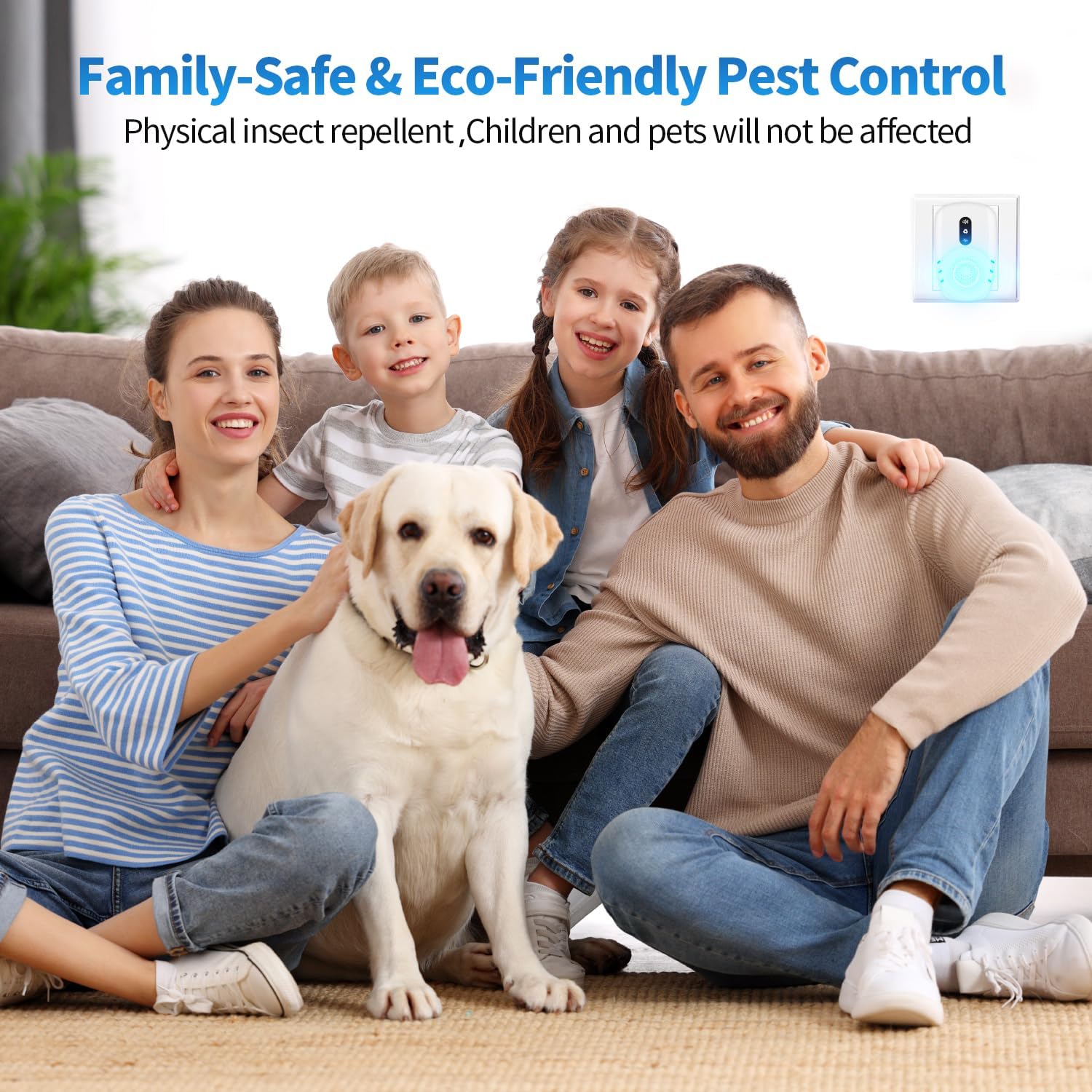 Detalle de 2026 Cvtayn Upgraded Ultrasonic Pest Repellent Indoor Plug-in — 6-Pack