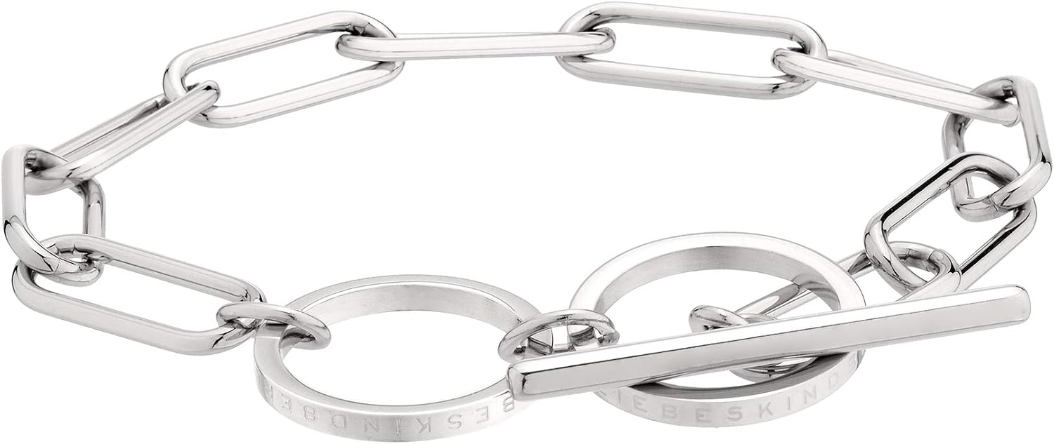 Detalle de LIEBESKIND BERLIN Damen Schmuck kombinierbar – Edelstahl-Armband & Ketten kombinierbar