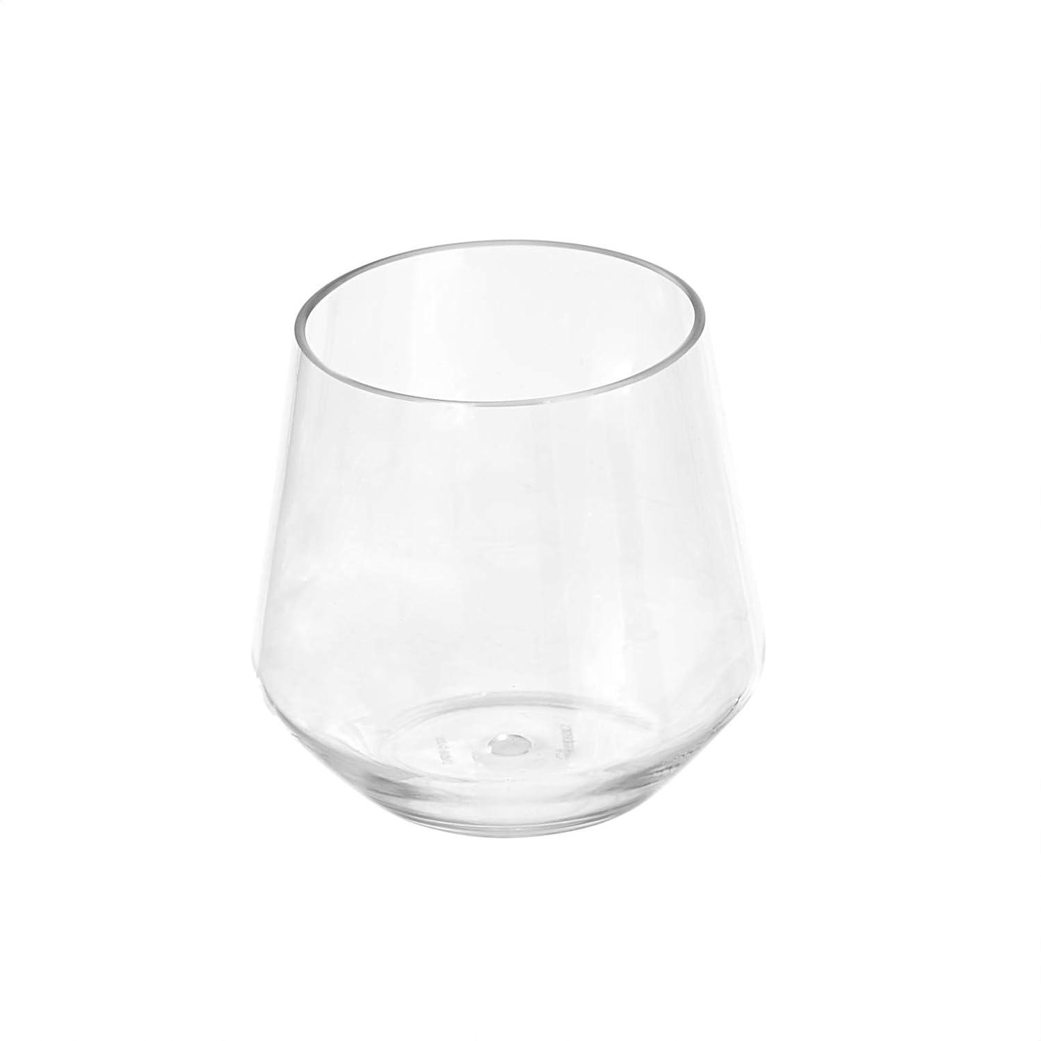 Detalle 2 de Amazon Basics Tritan 14-oz Stemless Wine Glasses (Set of 4) – BPA-Free, Shatterproof, Dishwasher Safe