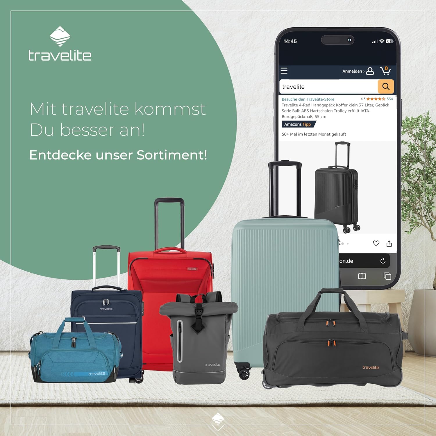 Thumbnail 6 de Travelite 4-Rad Hartschalenkoffer groß 96 Liter Bali ABS mit TSA Schloss – 77 cm