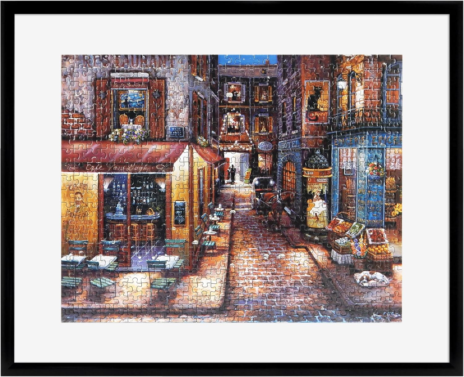Detalle de MCS 65746 – ramka do puzzli 61 × 76 cm, czarna, matowa