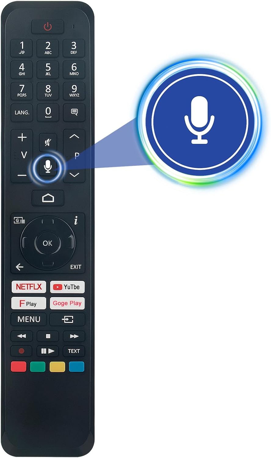 Detalle 2 de VINABTY RC45161 Voice remote, 8m range