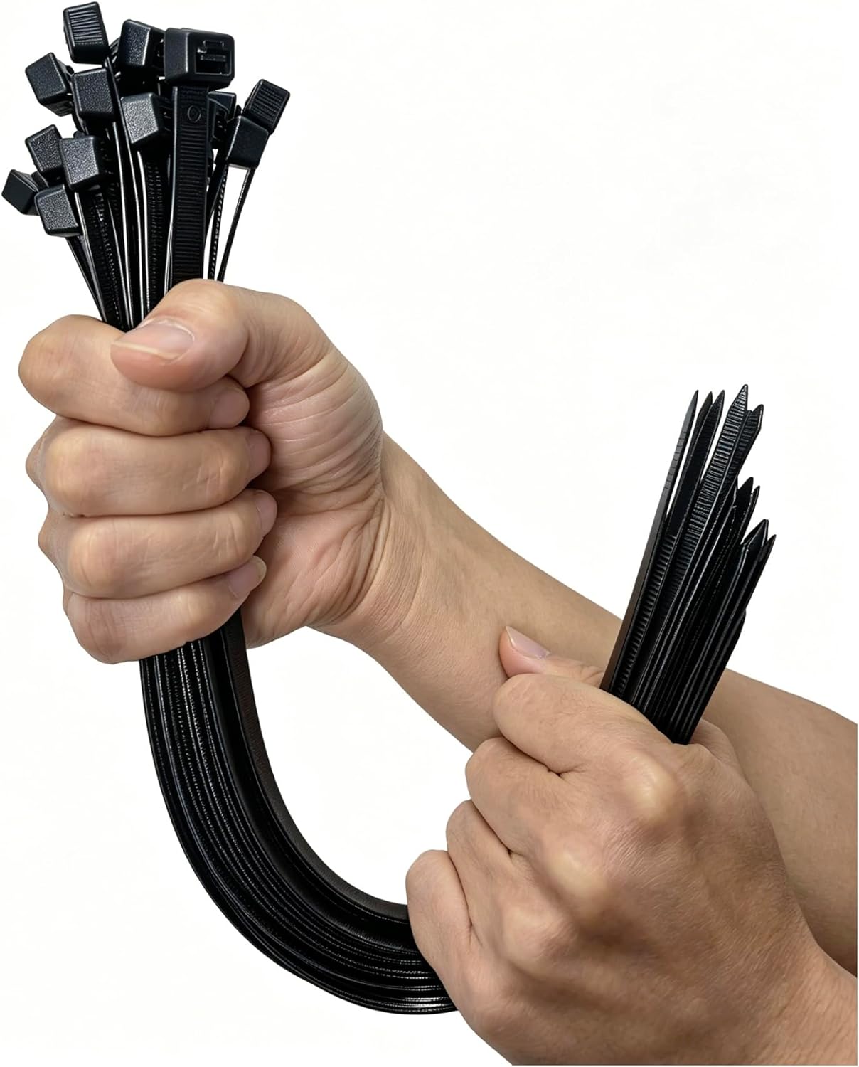 Thumbnail 6 de HAN-LBG Kabelbinder aus Nylon – 300 mm x 7,6 mm, 100 Stück, Schwarz, Außenbereich