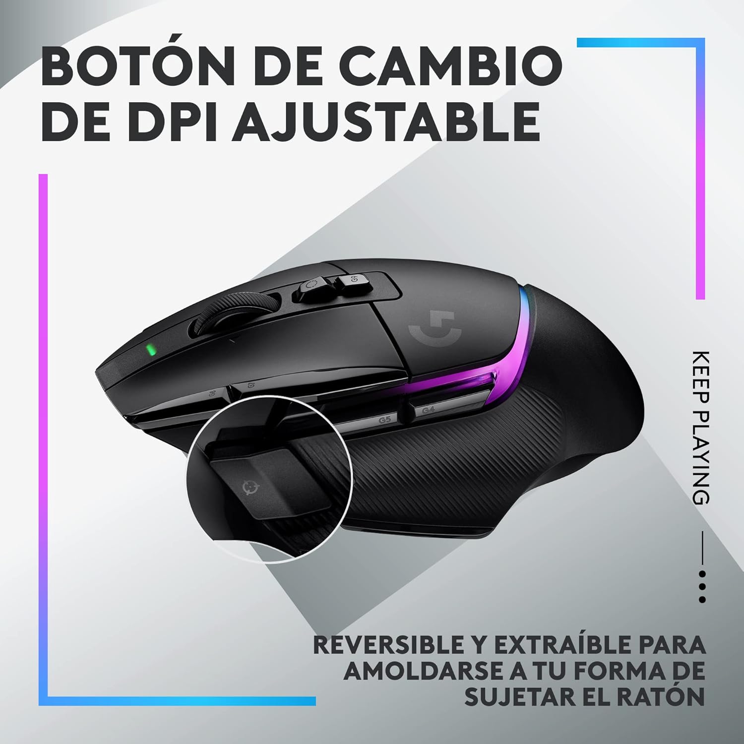 Thumbnail 5 de Logitech G G502 X PLUS LIGHTSPEED ratón 25K