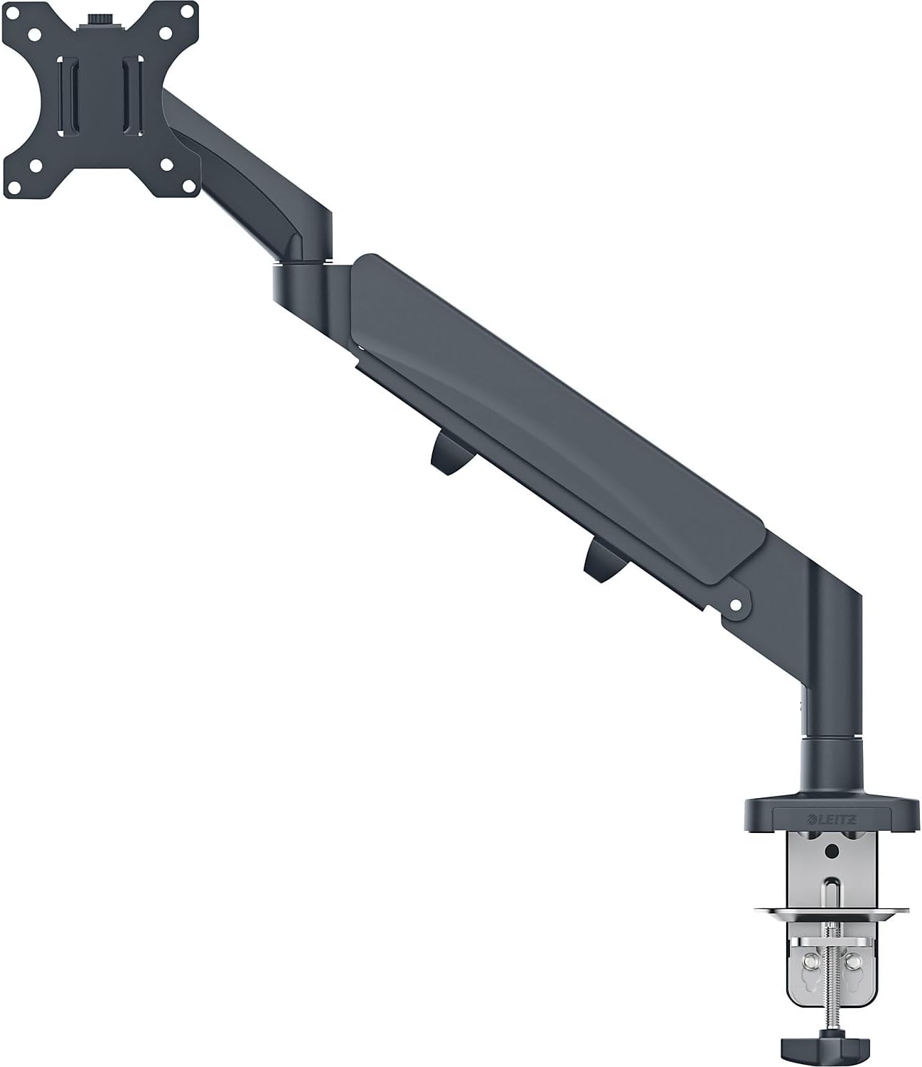 Detalle de Leitz Ergo Braccio Singolo per Monitor a molla – supporto fino a 32'', 9 kg, grigio scuro