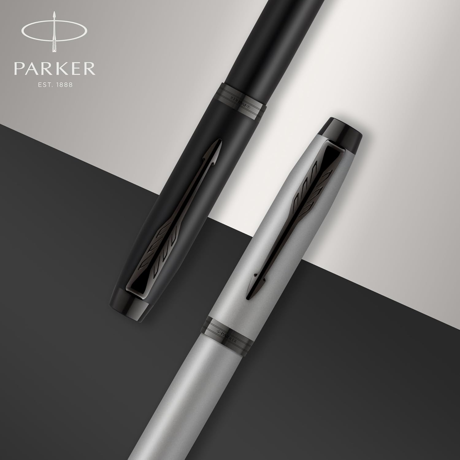 Thumbnail 6 de Parker IM Rollerball Pen in Matte Blue (Fine Point Black Ink) with Gift Box