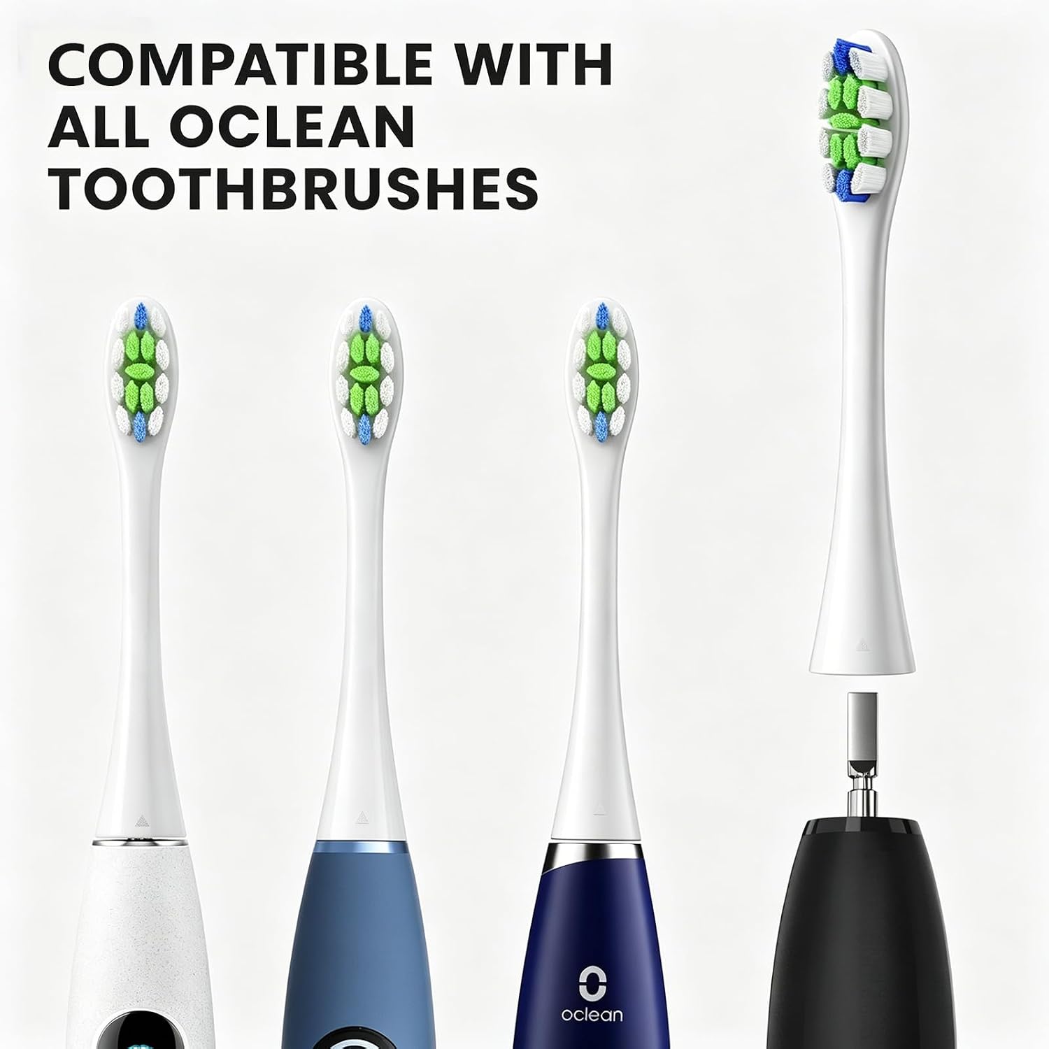 Thumbnail 1 de Standard Clean Testine di ricambio per spazzolino Oclean – 6 pezzi, setole DuPont, bianco