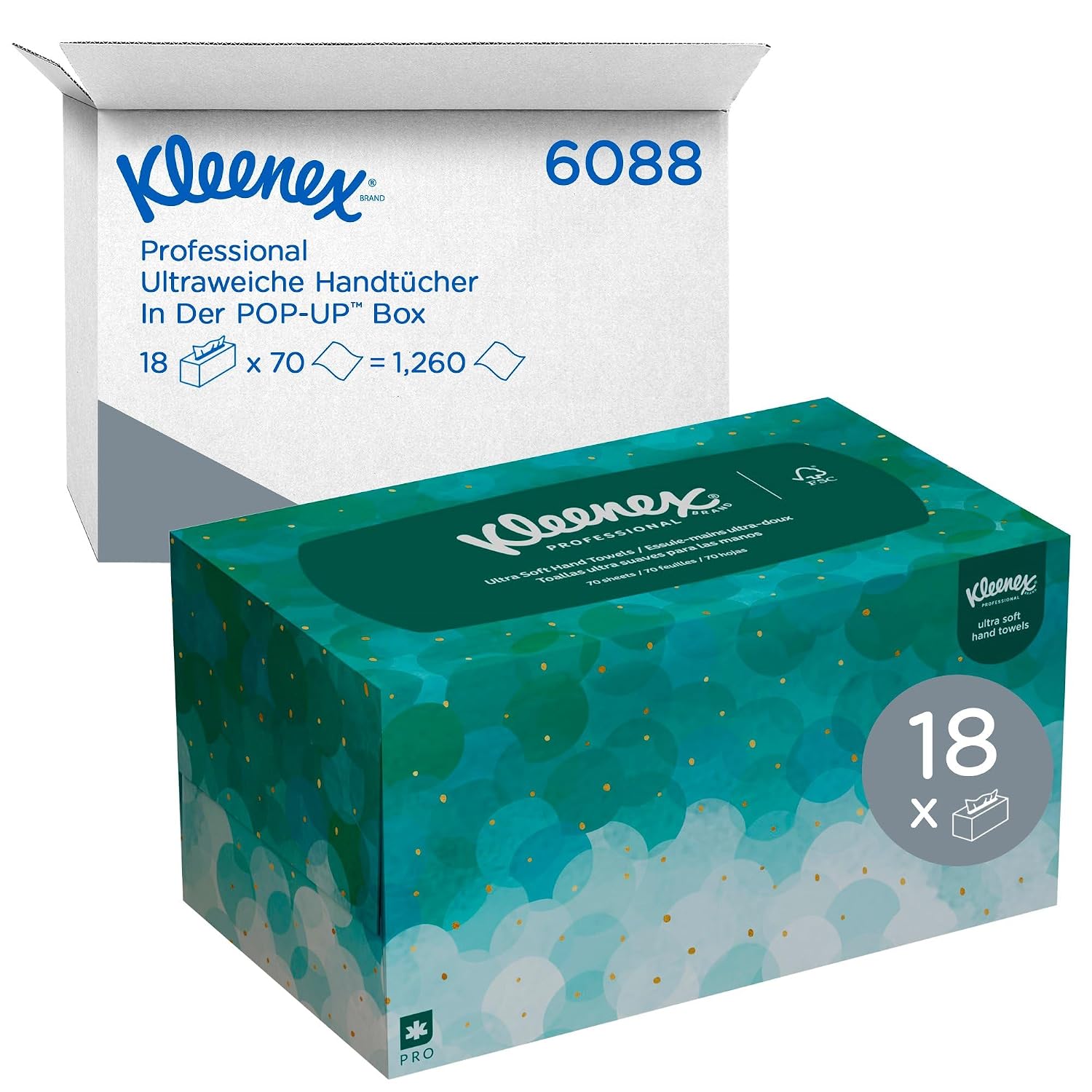 Detalle de Kleenex Papierhandtücher 6088 für 1.260 Tücher