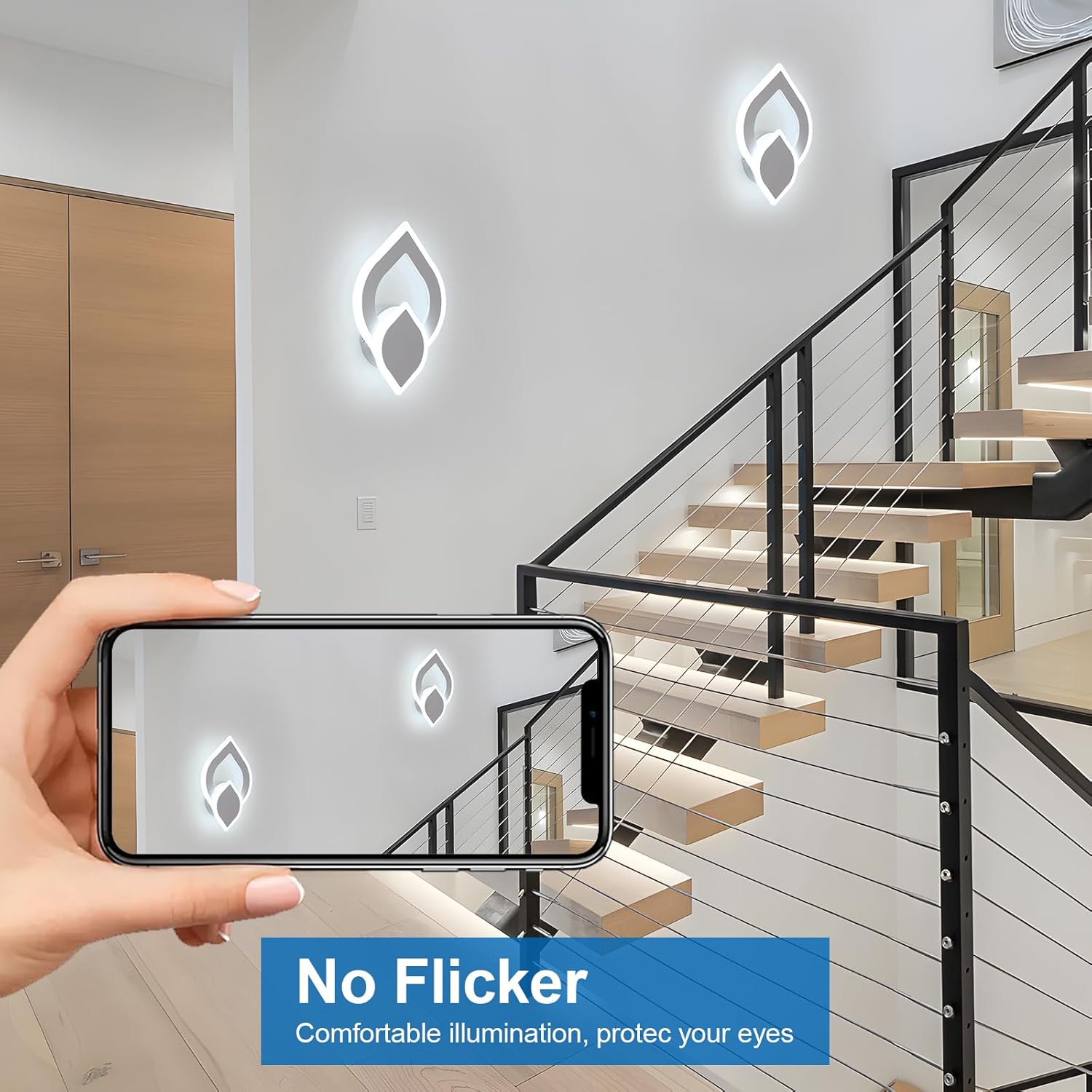 Thumbnail 7 de Mckalen Lámpara LED de Pared Interior 16W 💡 Moderno Blanco