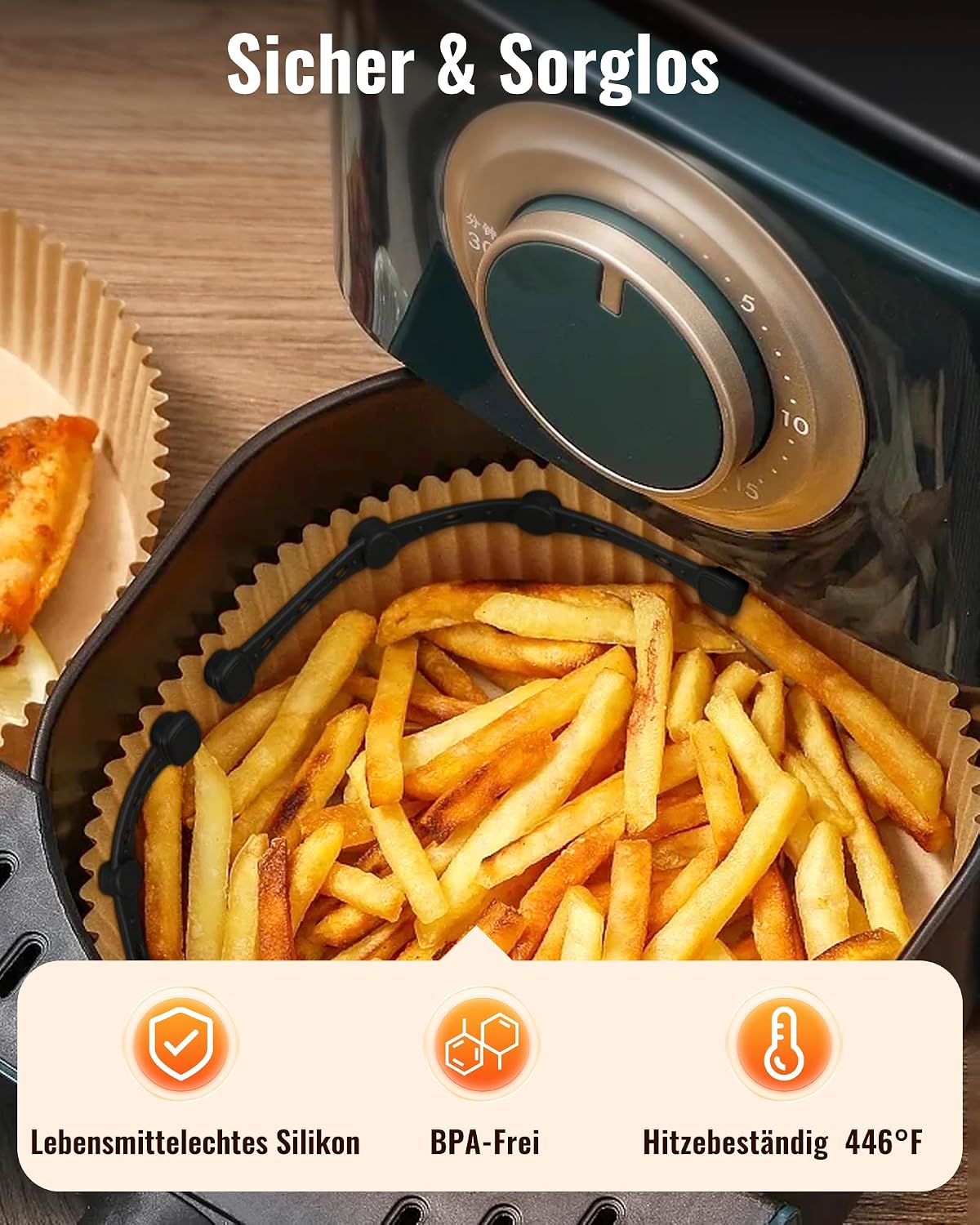 Thumbnail 6 de Magnete für Airfryer Backpapier 4 Stück