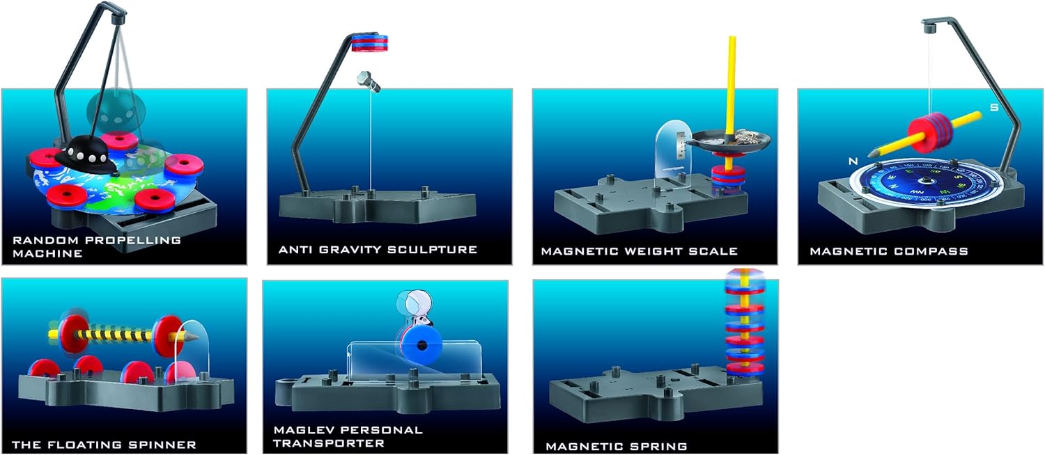 Detalle de Magneti Anti-gravitazionali 4M 00-03299 – Kit educativo per esplorare il magnetismo (età 8+)